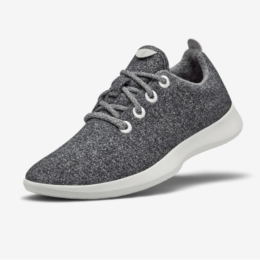 Women’s Grey AllBirds Wool Running Shoes size 8